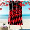 FC Bayern Munich Print Beach Towel, Large Soft Quick Dry Towel for Beach Camping Swimming