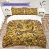 Cute kitten Pattern Bedding uilt Set uilt Cover Pillowcase Home Decoration Birthday Gift (1 * duvet cover + 2 * pillowcase  without core)