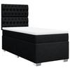 Maison Exclusive - Sommier à lattes de lit avec matelas Noir 90x190 cm Tissu