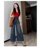 Women's High-Waisted A-line Tencel Jeans - Summer Slimming Crop, Wide-Leg, Straight Fit for Petite & Pear Shapes