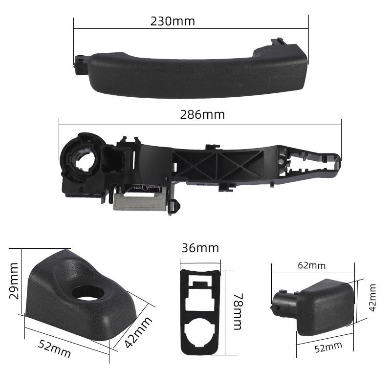 806069981R Door Handle & Support For Vauxhall/Opel Movano Renault Master MK3 Nissan NV400 2010-2016 806067794R / 806073022R