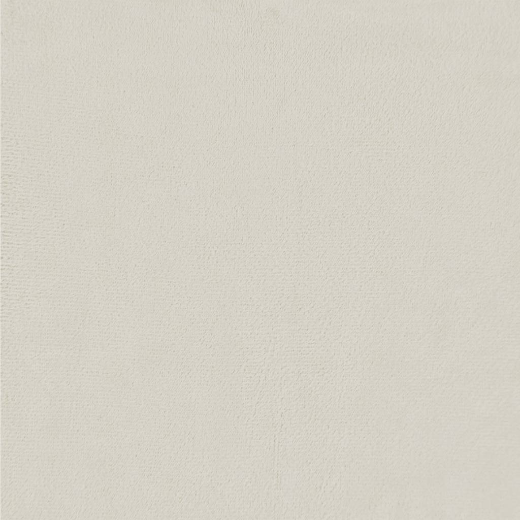 Vidaxl Rocking Armchair, Cream, Upholstered with Velvet