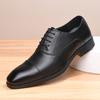 Men's Shoes Black Leather Formal Shoes for Men Oxfords Male Wedding Party Office Business Shoe Man Zapatos De Hombre Plus Size