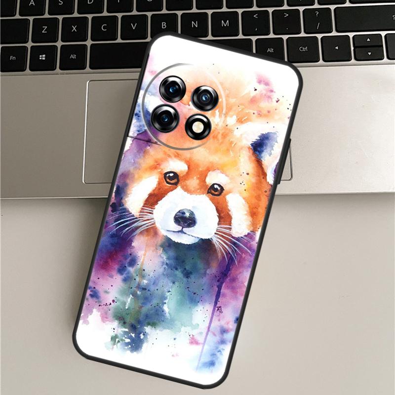 Red Panda Cute Animal Case For OnePlus Nord CE 5 3 4 Lite N20 N30 OnePlus 15 R 13T 10T 9 10 Pro 11 12 13 13R Cover