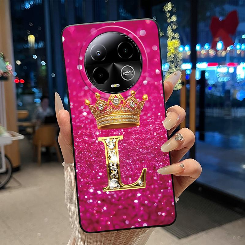 Black Case For BLU Bold K50 Soft Silicone Shockproof Protective Casing For BLU Bold K50 New Luxurious Crown Letter Back Cover