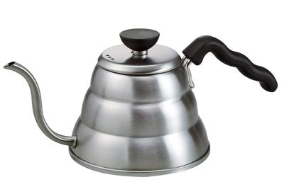 HARIO V60 Drip Kettle Vono Practical Capacity 600mL Open Compatible Hairline Silver Made In Japan Present Gift Present Fire/IH VKBR-100-HSV