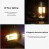 Multi Functional Camping Light, Outdoor LED Portable Handheld Light, Red Magnetic Work Light, Strong Flashlight