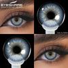 1 Pair Colored Contact Lenses for Eyes Natural Blue Eye Lenses Gray Lens Eye Contacts Cosmetic Beauty Pupil Makeup Lens