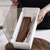 With Drain Tray Chopstick Box Drainage Cutlery Storage Box  Utensil Holder