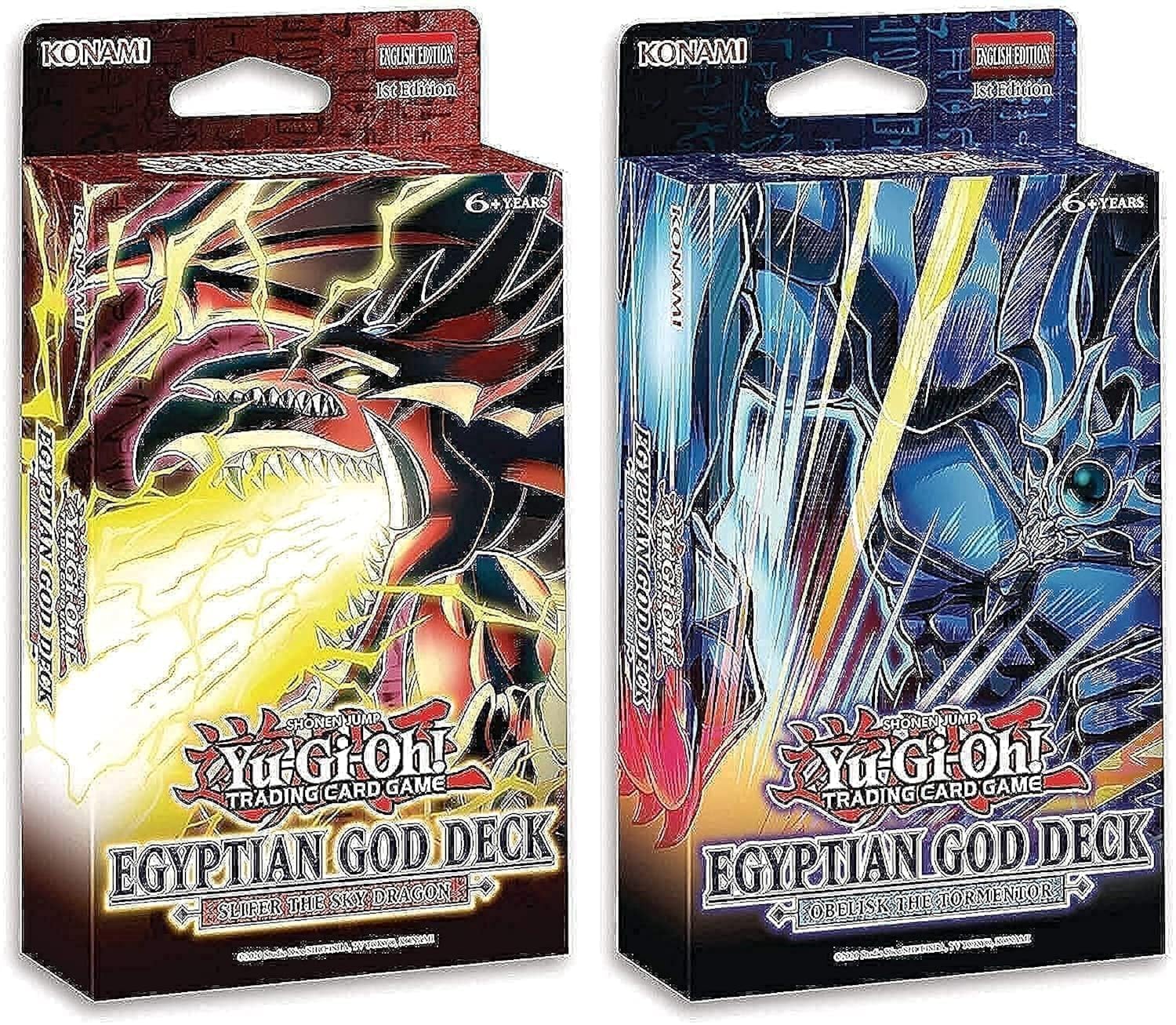 

Дисплей колоды египетского бога Yu-Gi-Oh! -