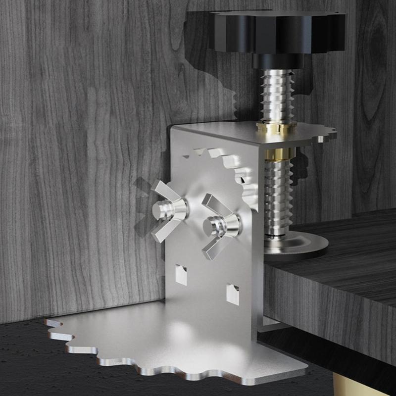 Anti Slip Silicone Cabinet Door Installation Clamp 2mm Reinforced Steel For Smooth Adjustment Stability