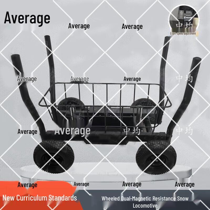 Dual Magnetic Resistance Wheeled Fitness Sled