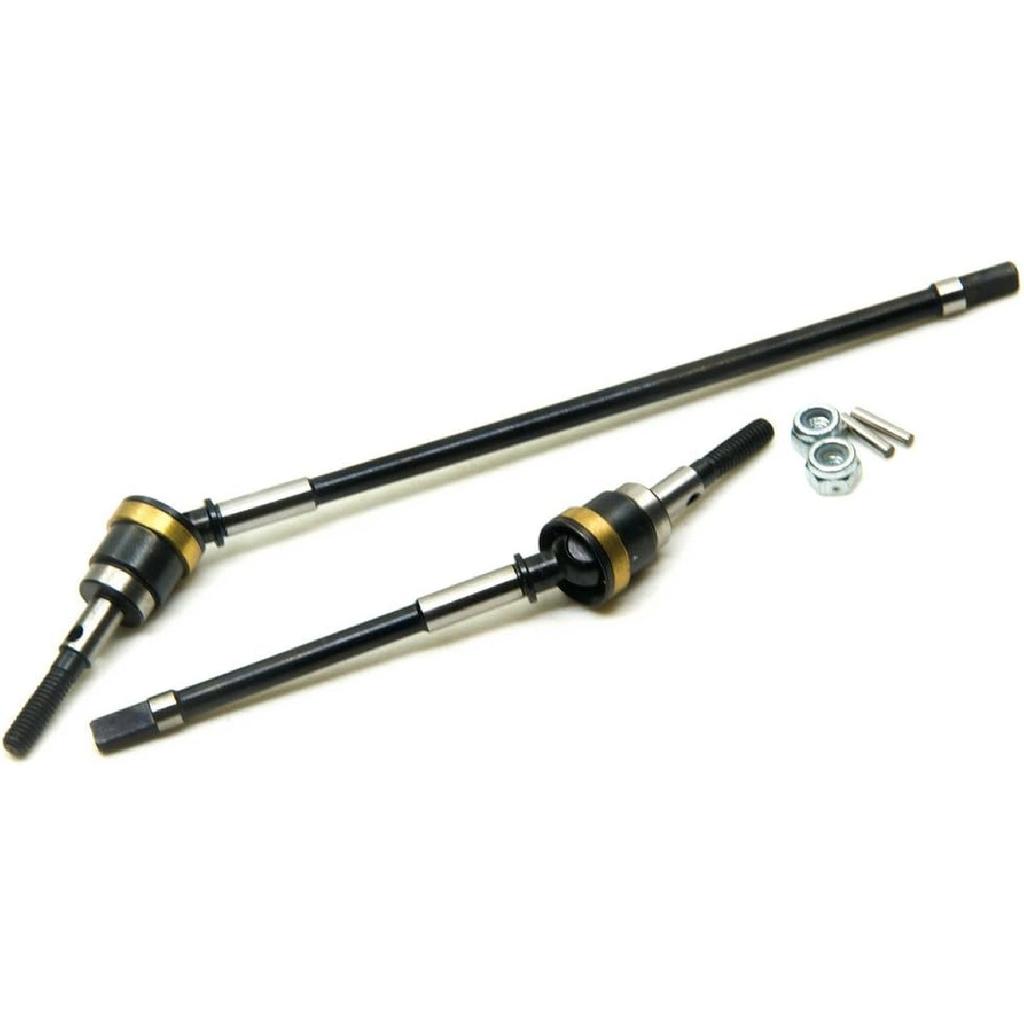 Heavy Duty Steel Front CVD Drive Shaft Set for 1/10 Axial Wraith 90018 RC Truck