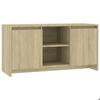 Maison Exclusive - Meuble TV Chêne sonoma 102x37,5x52,5 cm Bois d'ingénierie