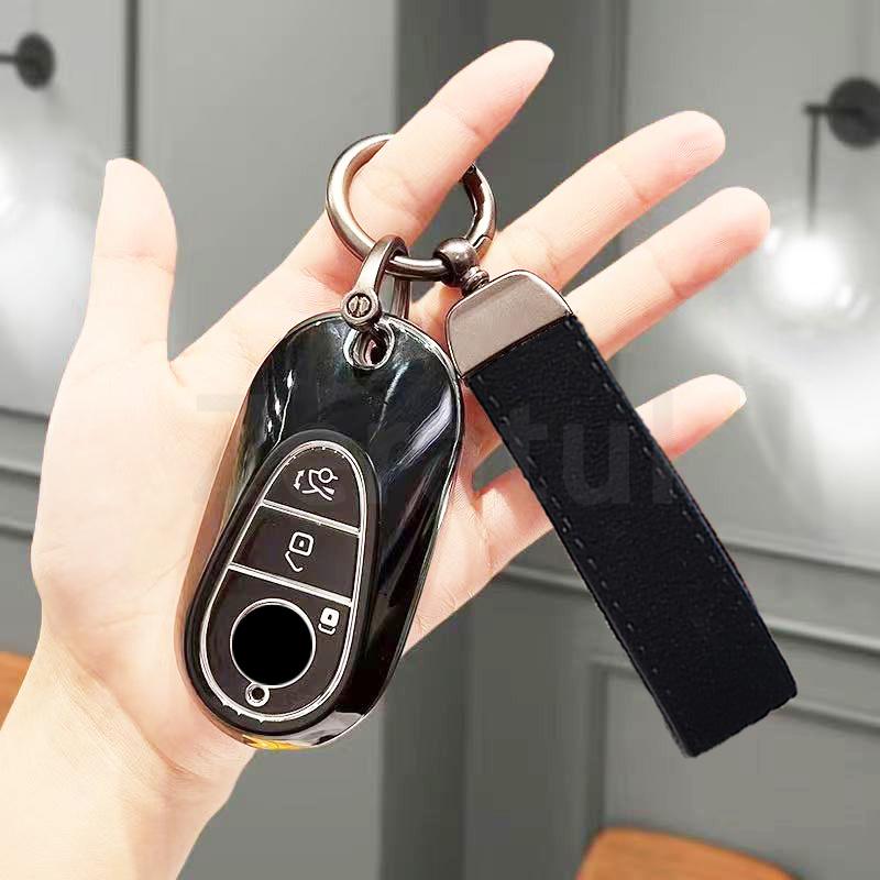 Auto Car Key Case Keyless Protector Tpu Shell Fob Protector For Mercedes Benz C300 S400 S450 S500 C S Class W206 W223 S350 C260