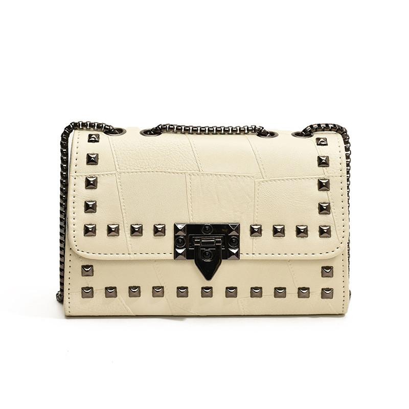 

Modern Ins Small Aesthetic Bag With Distinctive Structure And Soft Nylon Interior For Style And Function білий