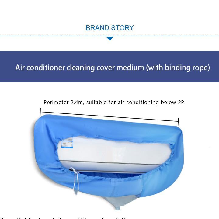 Universal Wall-Mounted Air Conditioner Cleaning Kit with Water Collection Bag