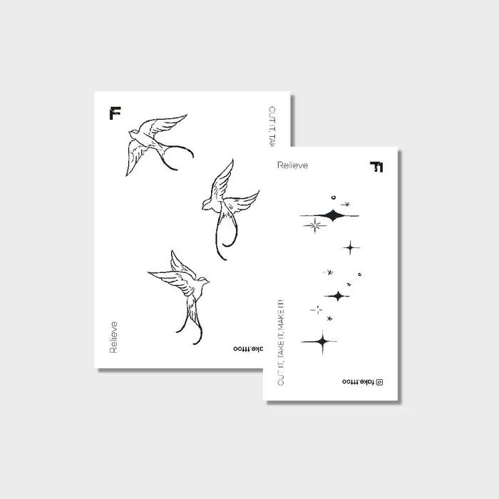 

Набор тату-наклеек Mttt