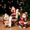 Santa Claus Statue Resin Craft for Christmas Decor Festive Home Garden Ornament Perfect Holiday Gift Xmas Tabletop Decoration