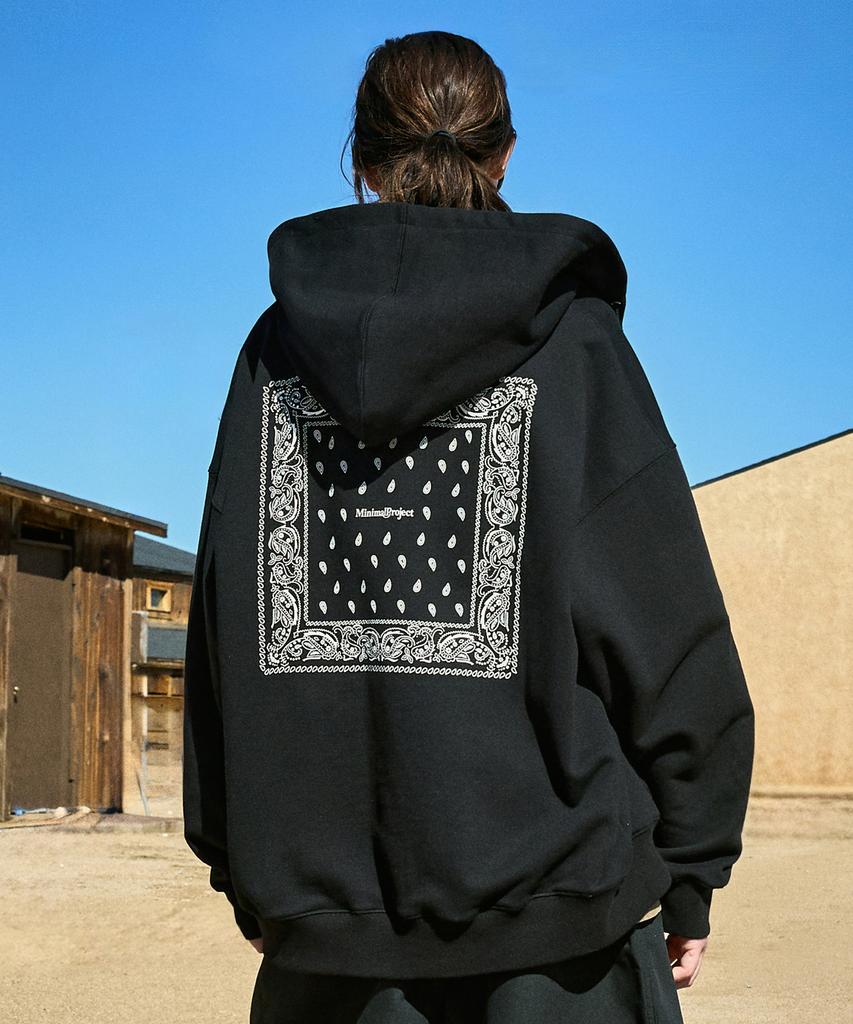 Minimalproject Paisley Zip-Up Hoodie Mzt115 / 3 Colors