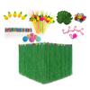 Table Skirt Grass Luau Party Decorations Supplies for Tropical Hawaiian Party Favors Flower Summer Beach Themed Beach Decorations