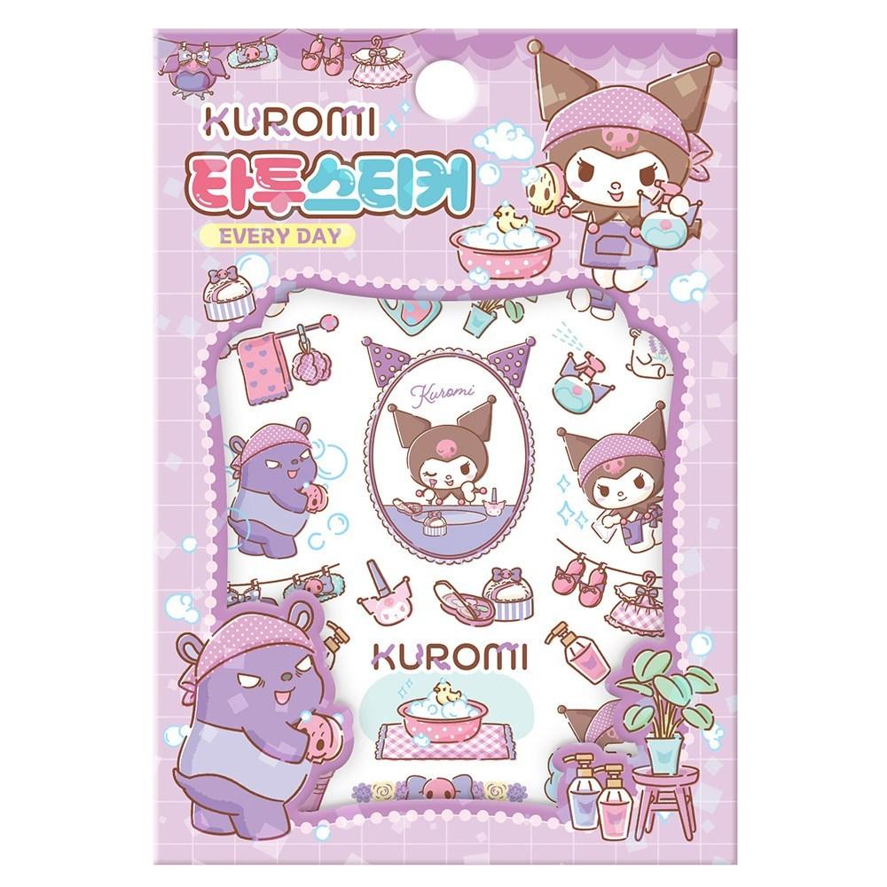 Haesol Character Purple Pretty Tattoo Sticker