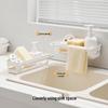 Punch-Free Kitchen Dishcloth & Soap Storage Rack
