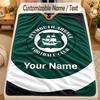 Coperta di Flanella Plymouth Argyle FC Nome Personalizzato Testo Personalizzato Morbida Calda Coperta da Divano Decorazione Casa Regalo