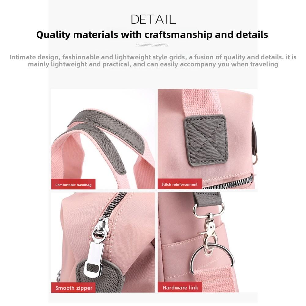 Women's Shoulder Bag, European Beautiful Women's Shoulder Bag, Mommy Bag, Nylon Bag, Portable Large-capacity Travel Bag