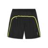 Puma Running Series Color Block Design Mid Rise Casual Shorts Men shorts Black 525005-51
