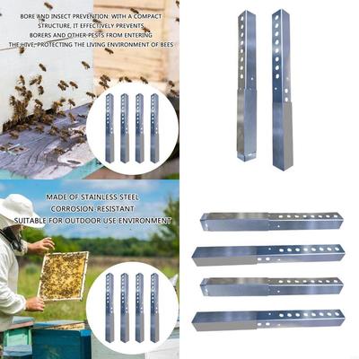 4Pcs Entrance Reducer and Mouse Guard for 8/10 Frame Bees Hives for Beekeeping X3UC