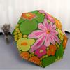 1pc Floral Pattern Automatic Open/close Folding Compact Cute Umbrella, 8-Rib Sturdy Canopy, Lightweight Portable, Commuting Use, Gift, Outdoor Umbrell