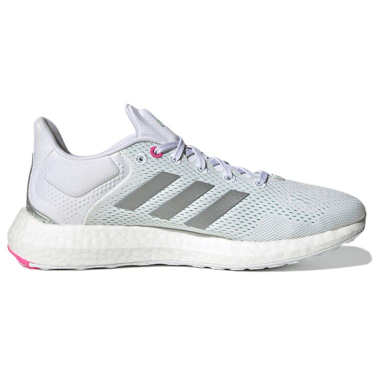 New Adidas Pureboost 21 White Silver Mint Women's GY5097