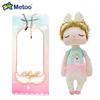 Metoo Angela Doll Rabbit Featuring Paper Pouch Boxed Stuffed Animals Plush Playthings Sleep Dolls Children Appease Infant Birth Date Holiday Gifts