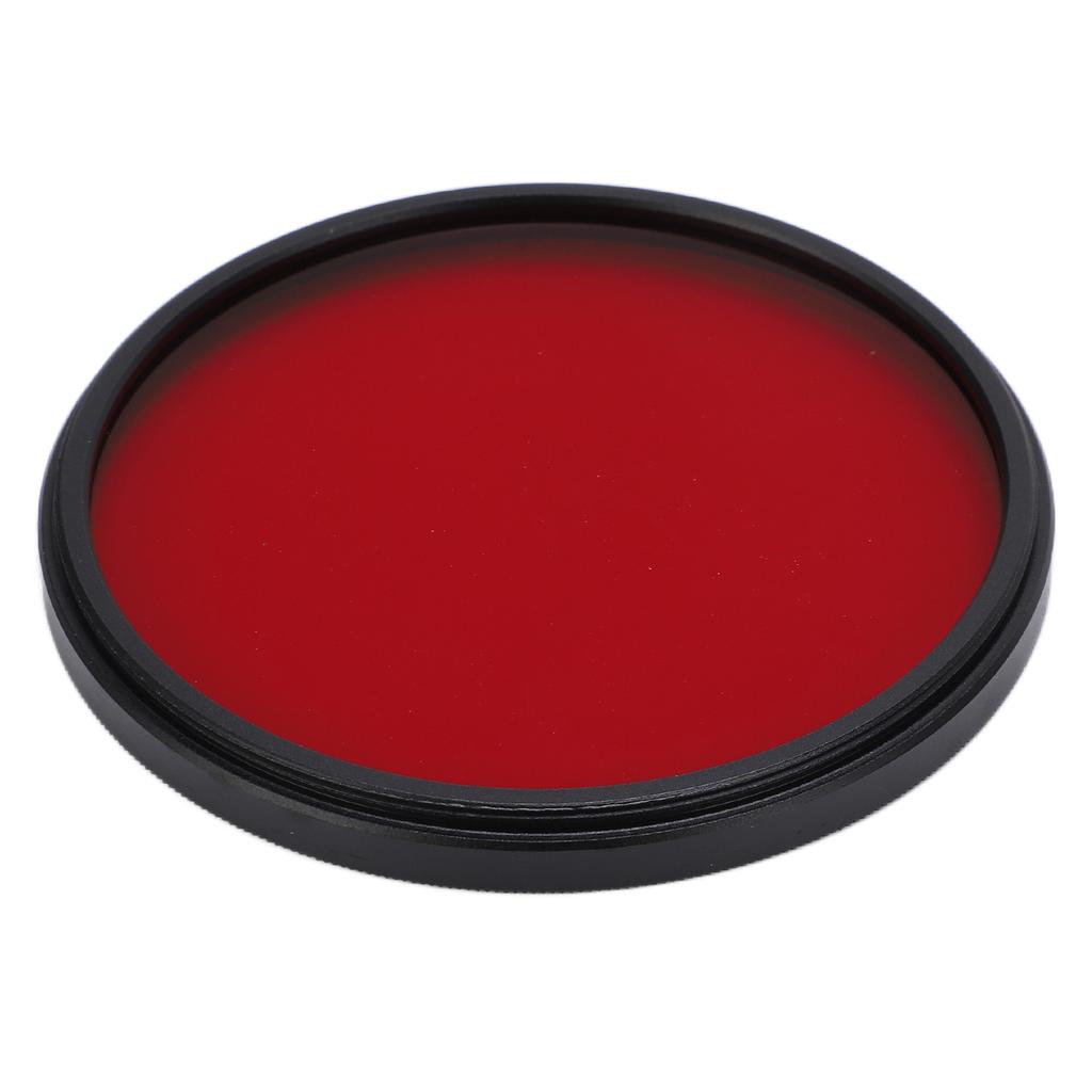 Threaded Camera Lens Filter Full Red Color Filter Optical Glass for Nikon Camera Lens