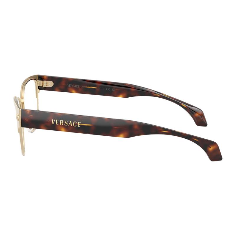 Versace Temple logo design metal cat eye optical glasses women's gold 65974603 VE13181252-Gold 53/15/140 - h.39