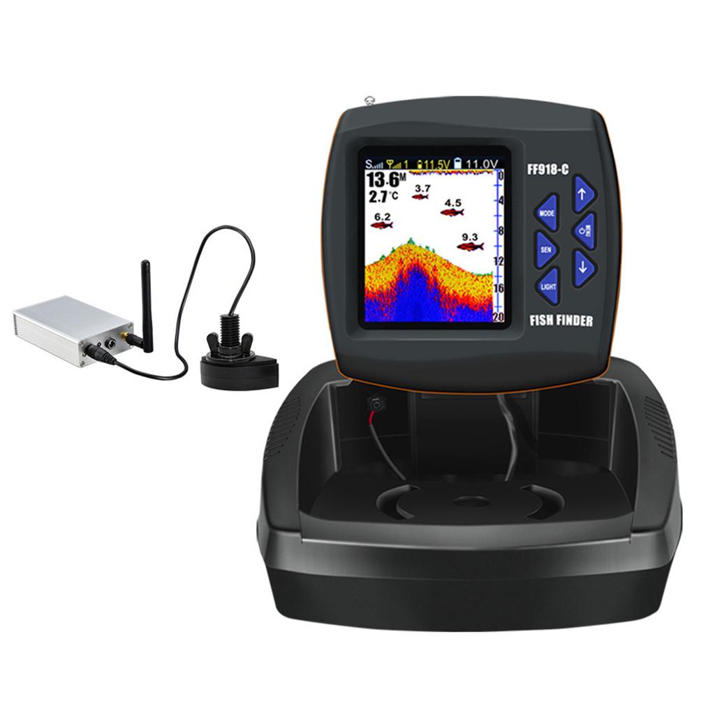 Sonar Fish Finder Wireless 300M High Clear Portable Depth Reader 100M Detection Fish Finders & Depth Finders for