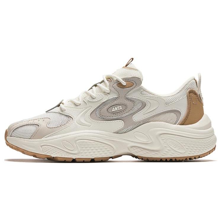 

Anta Slip Resistant Height Increasing Low top Chunky Sneakers Women s White Gray 922428838-4 37.5
