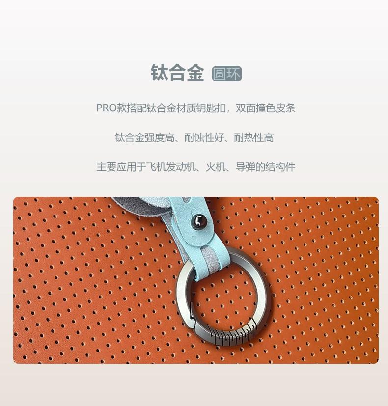 For Xiaomi Su7 Leather Car Key Bag Case Wallet Holder Key Cover Key Chains Car Accessories