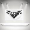 Vvictorys 9 Motoröl Flagge Hintergrund Wandteppich HD-Druck Ausstellung Rennmotor-Fans Veranda Garage Dekoration