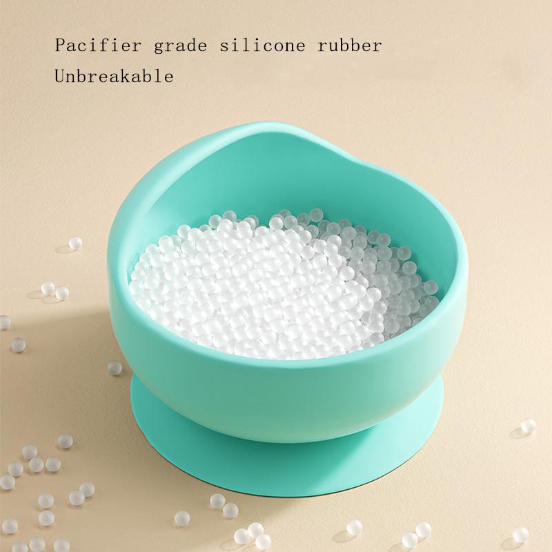 Baby's Complementary Food Bowl Silicone Shatter-resistant Children Tableware Integrated Suction Cup Feed Oneself Training Tool