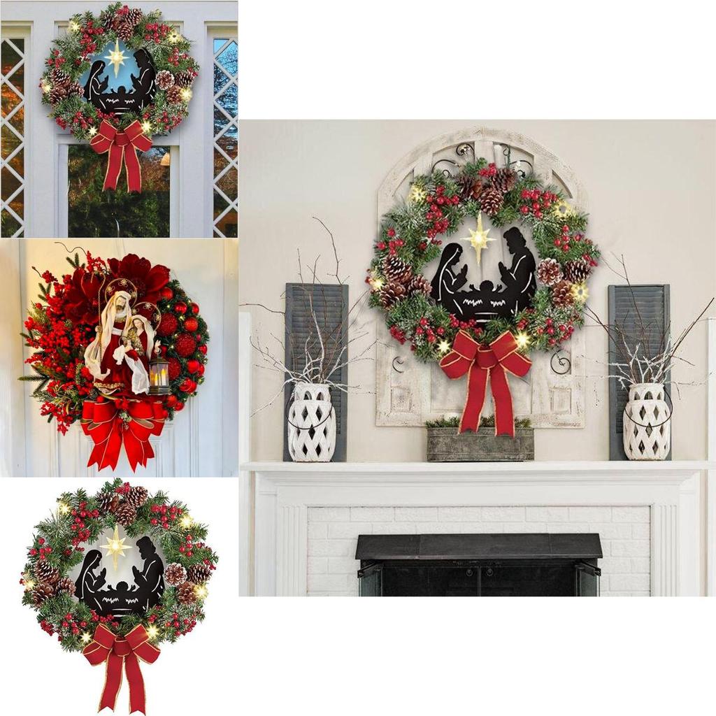 Stunning Exquisite Acrylic Christmas Wreath For Indoor And Outdoor Decoration