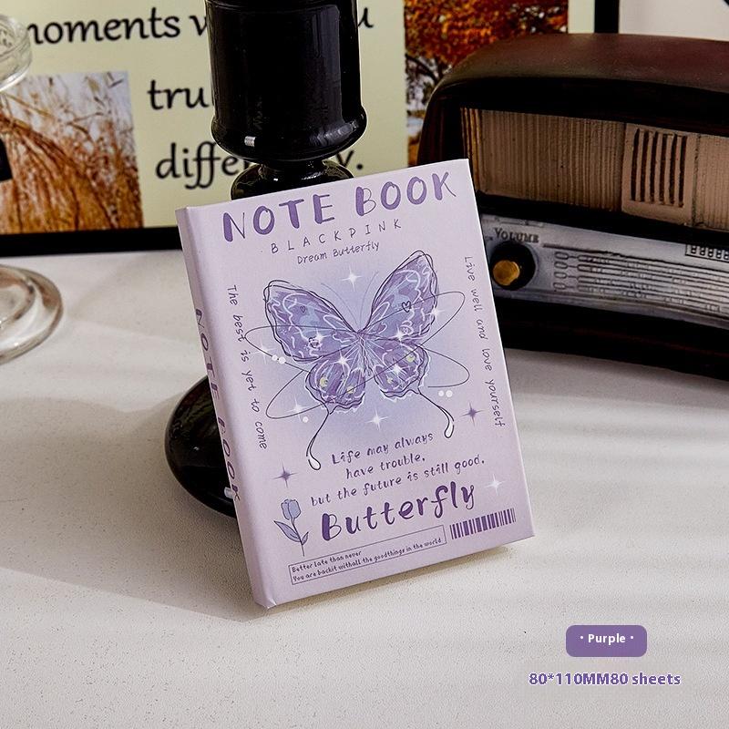 

1 шт. Милый крутой блокнот для студентки, ретро американский стиль, бабочка, щенок, скрапбук, горизонтальная внутренняя страница, журнал, блокнот