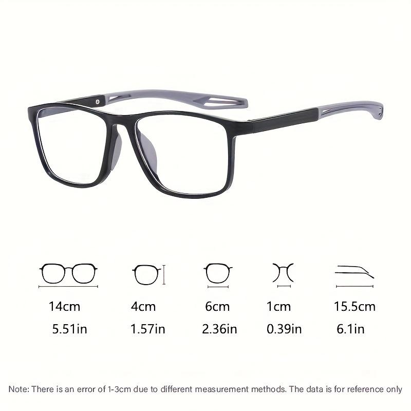 5PCS Anti-blue Light Reading Glasses TR90 Sport Eyeglasses Women Men Far Sight Optical Eyewear Diopters To +1.0+4.0