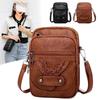 1 Pcs Female Crossbody New Shoulder Bag Mobile Phone Bag Soft Leather Mature And Fashionable Retro Small Bag