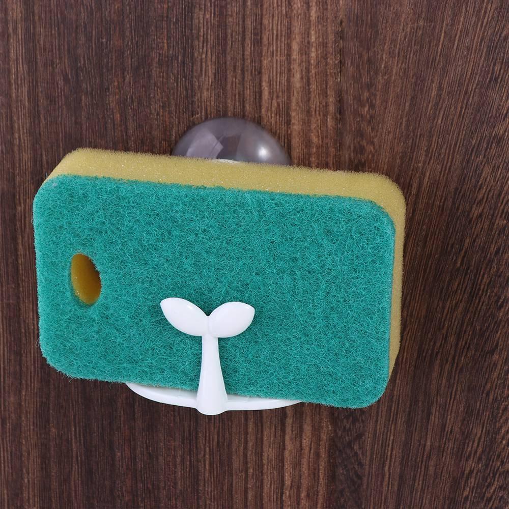 

Rack with Suction Cup Dish Cloth Rack Water Drain Rack Cleaning Pad Rack Sponge Drying Holder
