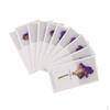 10-pack Eleganta Bröllops Torkade Blommor Kort Hälsning Tackkort Tillbehör