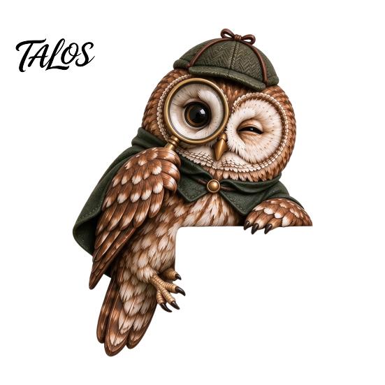 Woodland Animal Door Corner Decor Wooden Owl Topper, Sitter Decor, Whimsical Three Dimensional Bird Sculpture Ornament for Frame, Bookshelf,