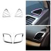 Front Air Conditioning Vent Cover for Hyundai I25 Verna Solaris 2012 2013 2014 2015  AC Outlet Trim Decorate Chrome Car Styling
