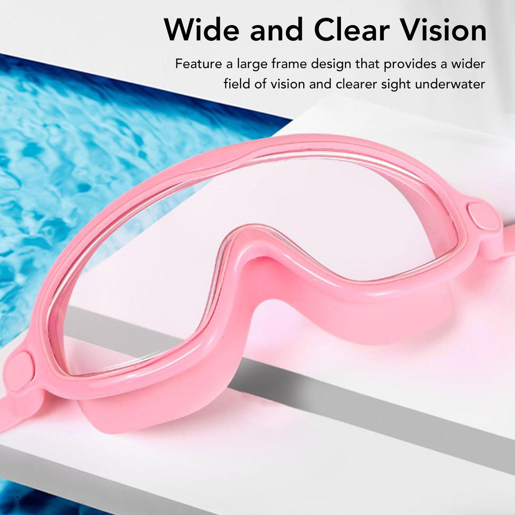 Kids Swimming Goggles Cap Set Waterproof HD Anti Fog With Ear Plugs Nose Clip for Children